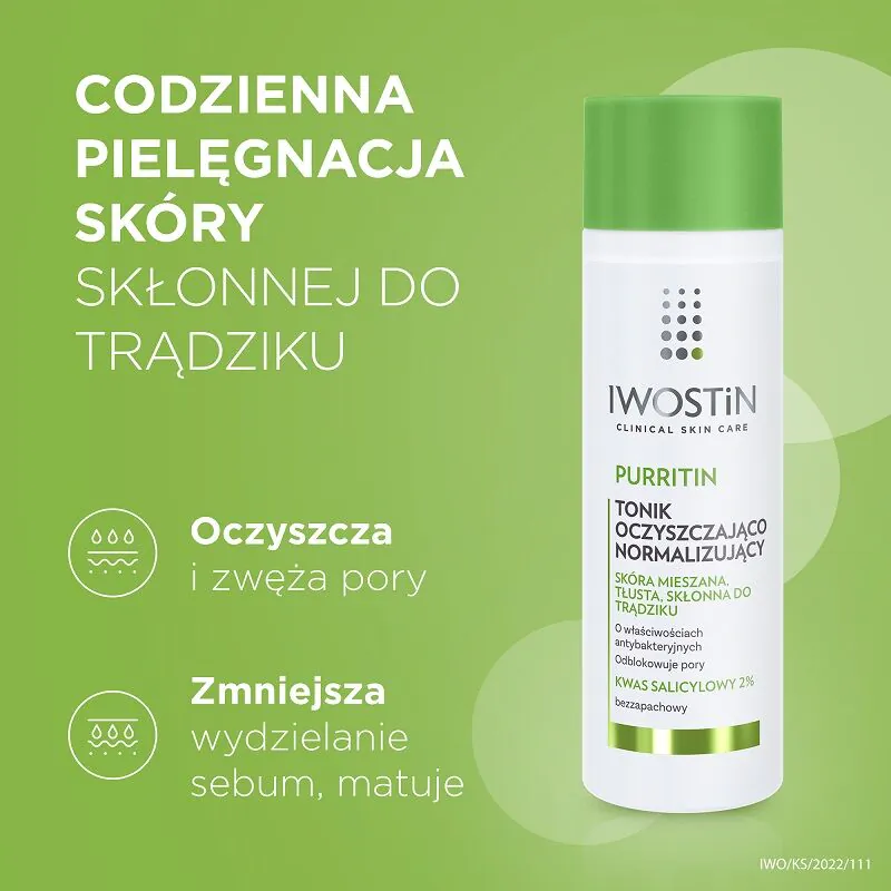 Iwostin Purritin Tonik Oczyszczająco-Normalizujący