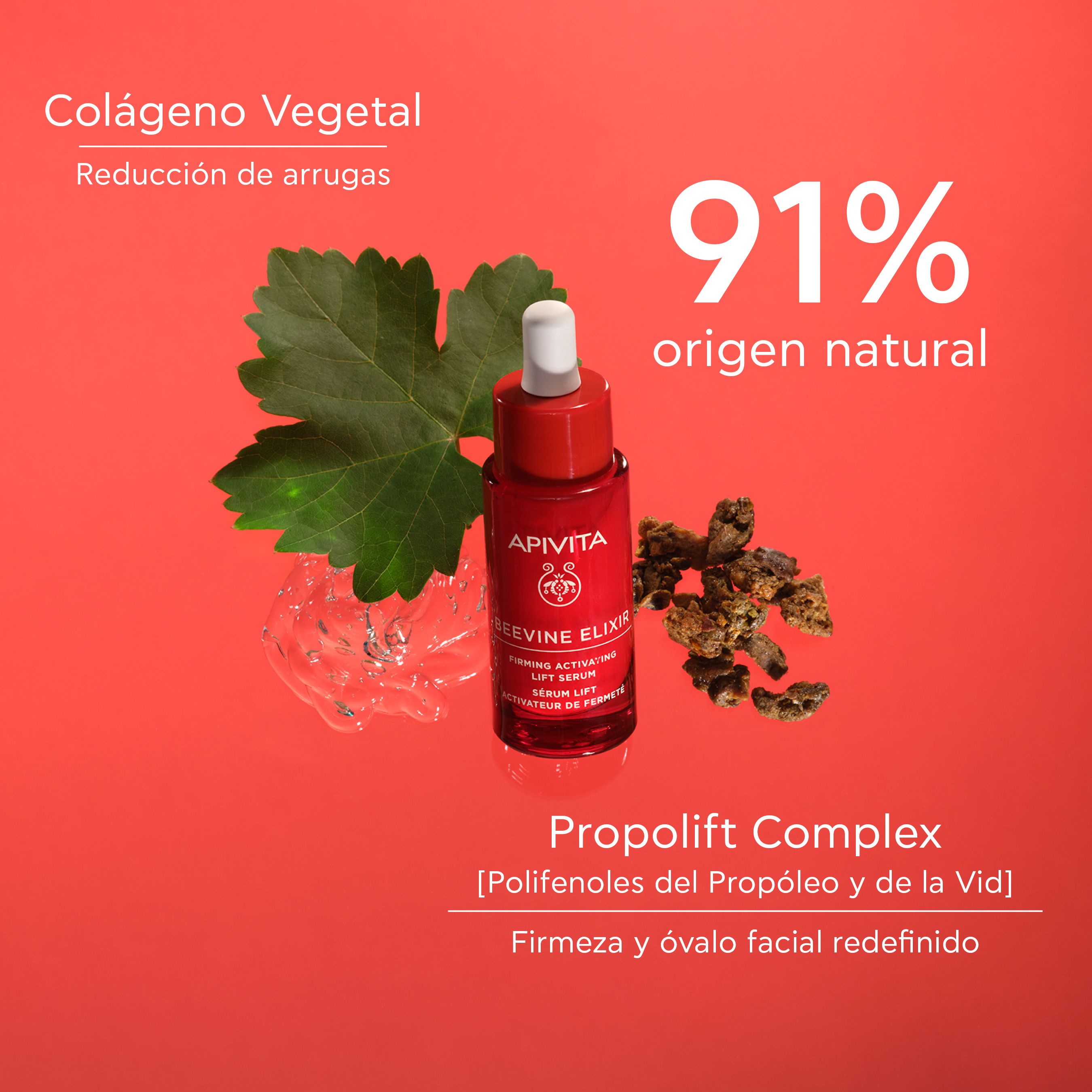 „Beevine Elixir“ stangrumą aktyvuojantis pakėlimo serumas Prieš raukšles ir senėjimą stabdantis