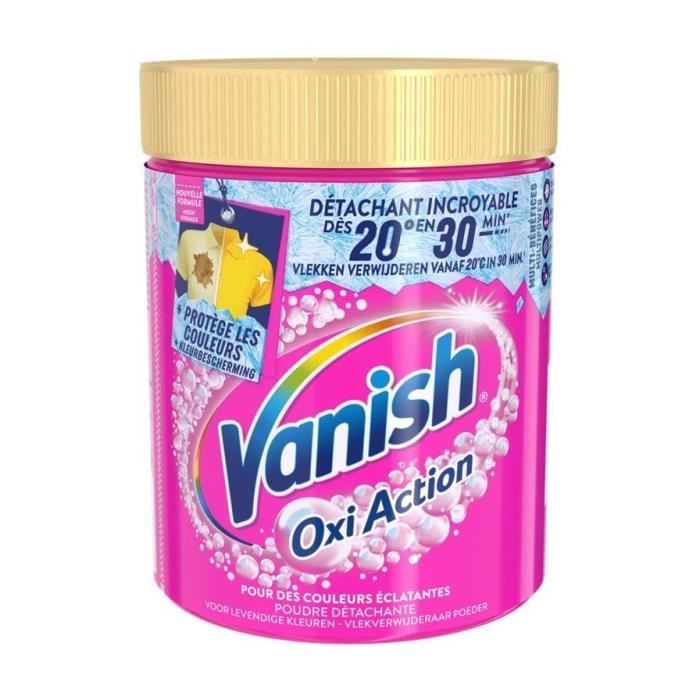 Oxi Action Stain Remover Powder, effective from 20°C, 940g jar
