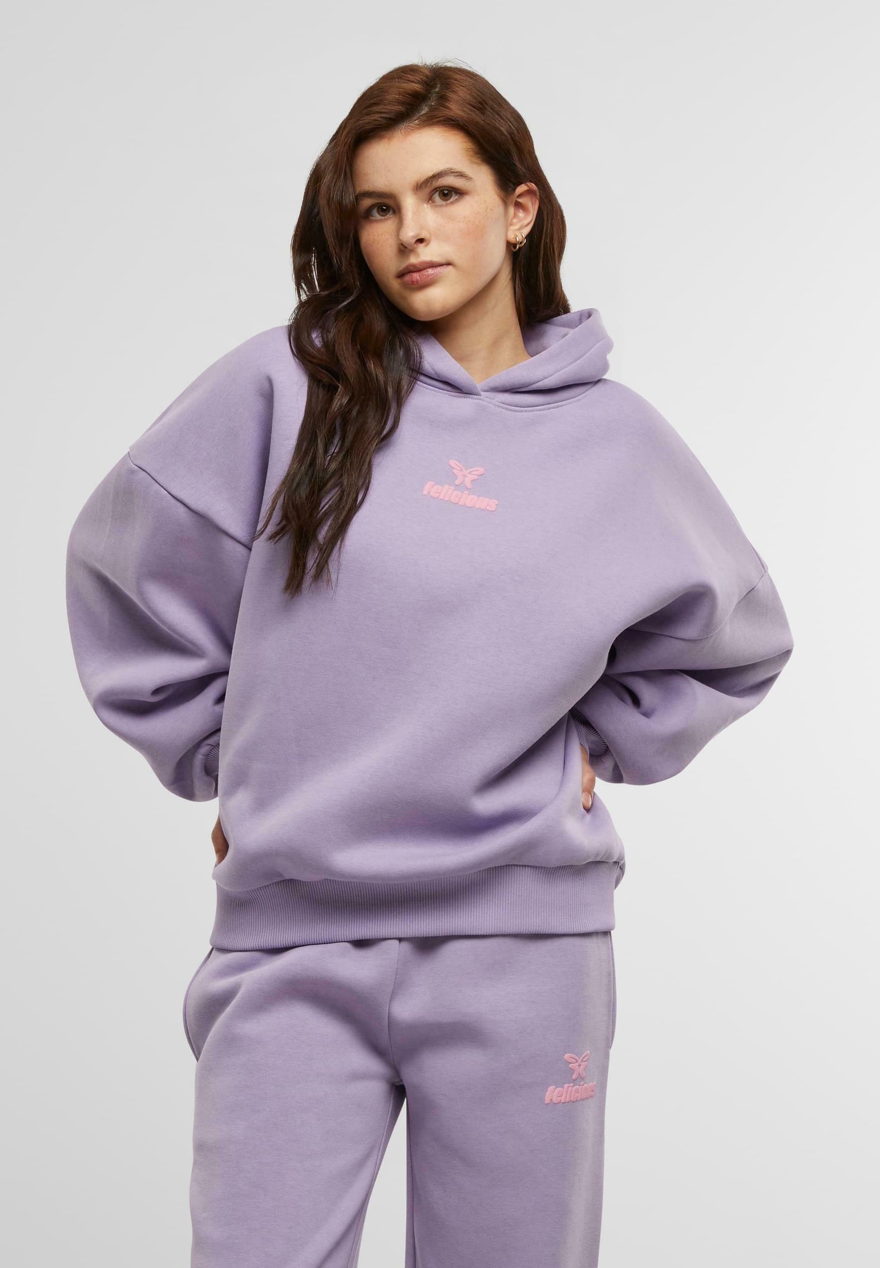 FELICIOUS BASIC - Hoodie - violet