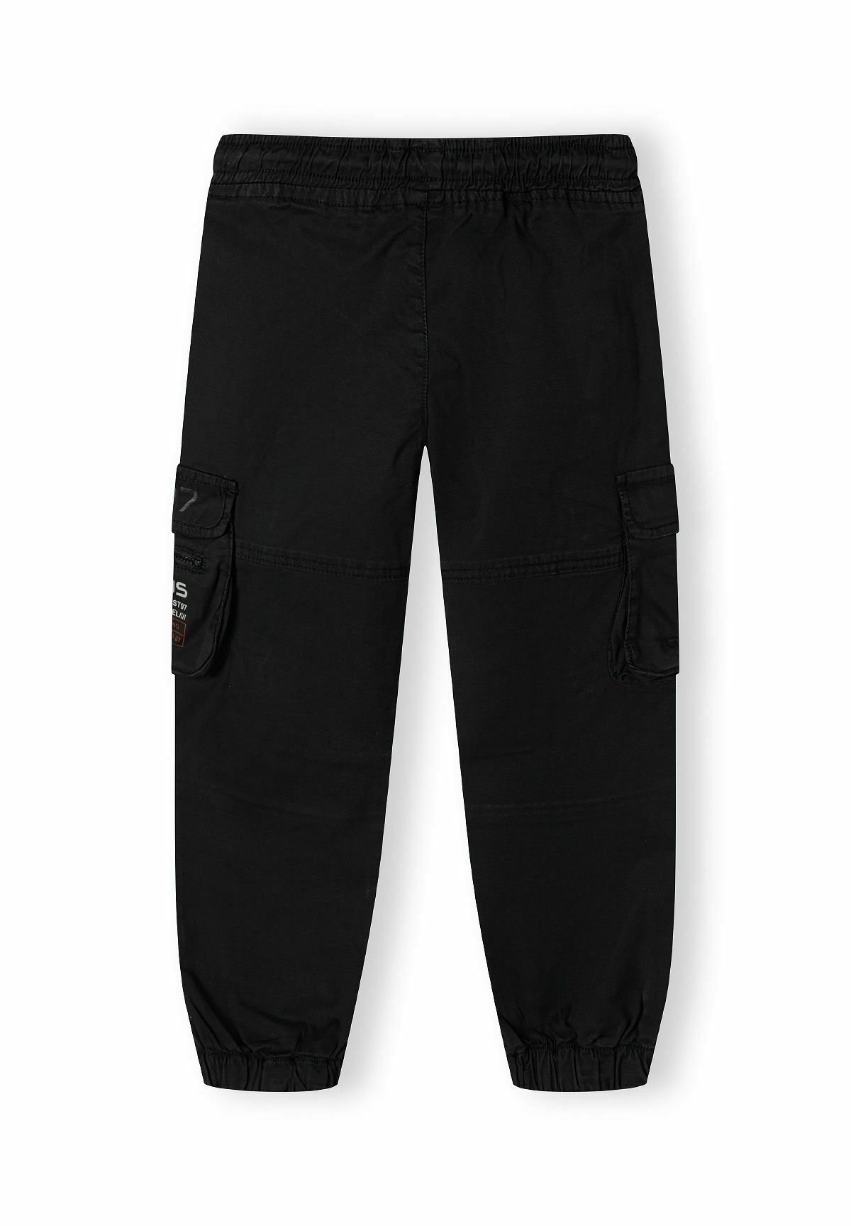 LITTLE CAMO BLACK WAIST - Kalhoty cargo - black