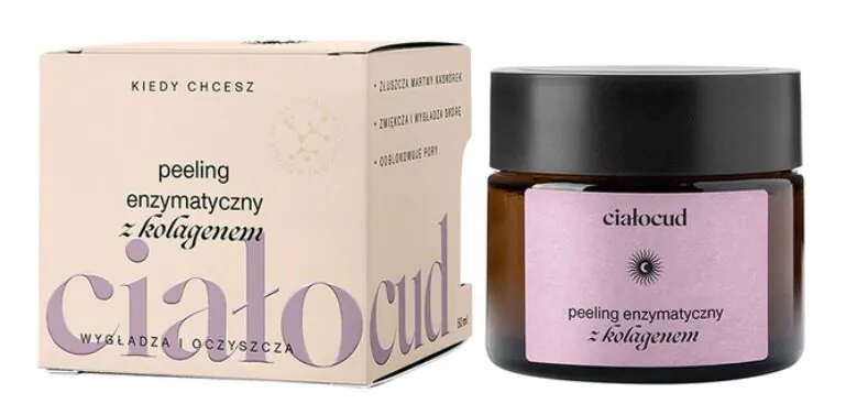Flagolie - Peeling enzymatyczny do twarzy z kolagenem 50ml