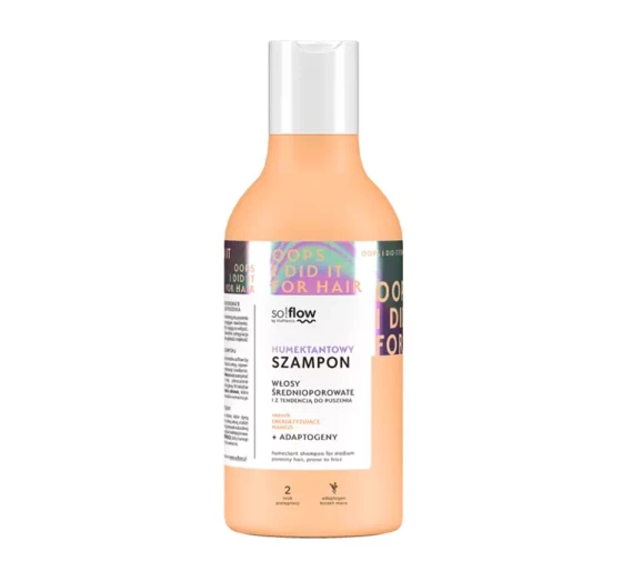 So!Flow humektantowy szampon do włosów średnioporowatych 400ml
