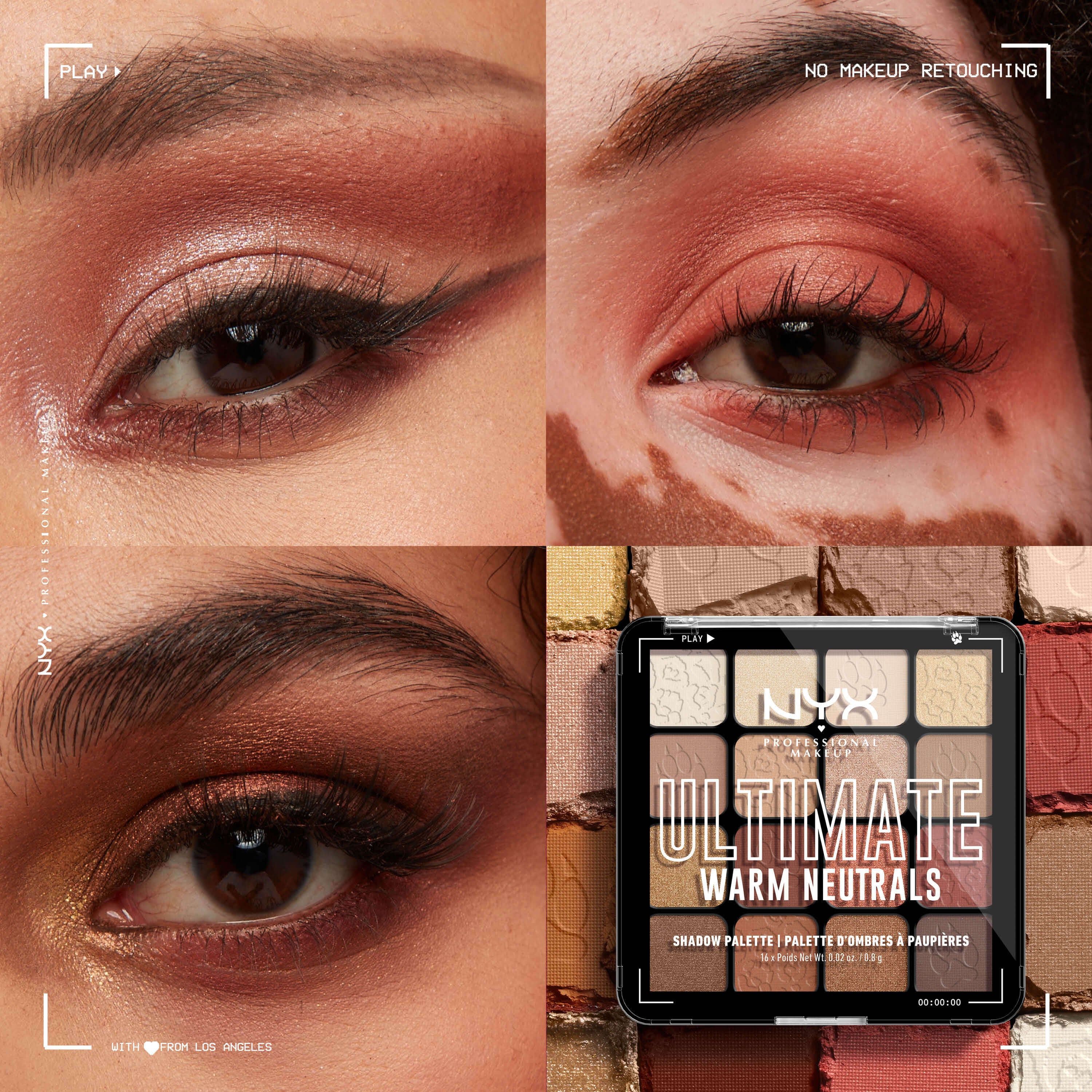 Occhi Ultimate Shadow Palette - Warm Neutrals - Palette occhi