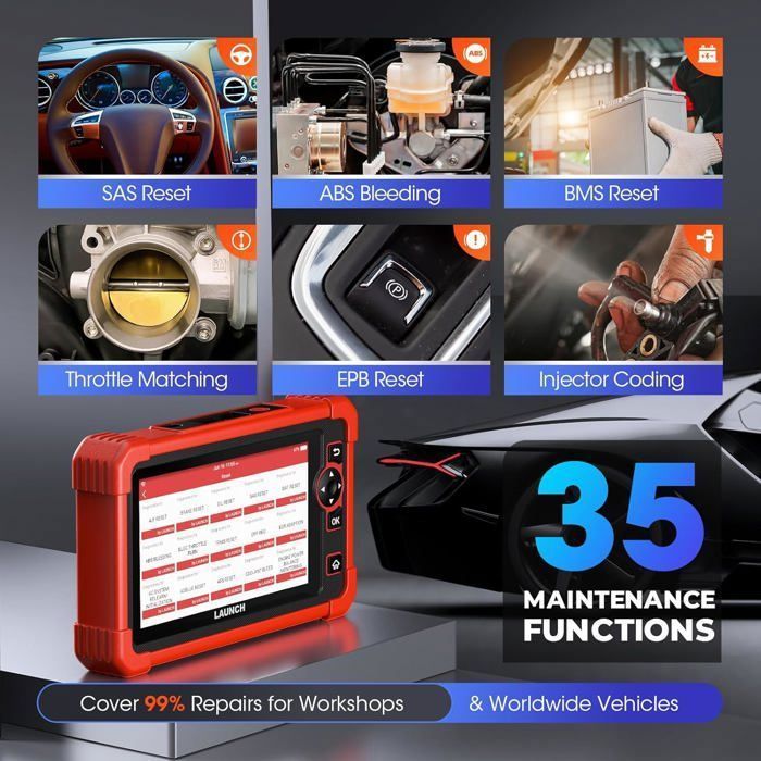 LAUNCH X431 CRP919X OBD2 Scanner Car Diagnostic Tool Bi-directional Diagnostic Tool in French