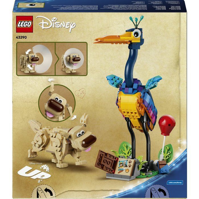 LEGO ǀ Disney et Pixar 43290 Kevin et Doug - Figurine d'Oiseau à Construire dès 9 ans