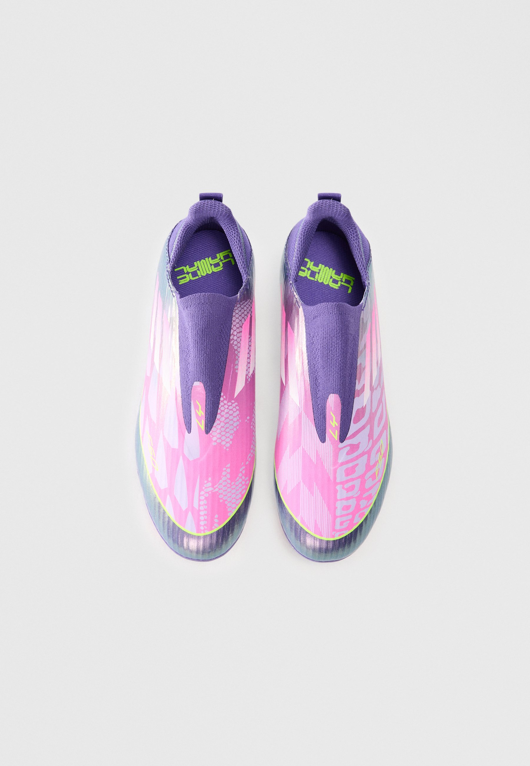 adidas Performance F50 LAMINE YAMAL LEAGUE UNISEX - Fotballsko for fast underlag - unity purple/white/lucid lemon