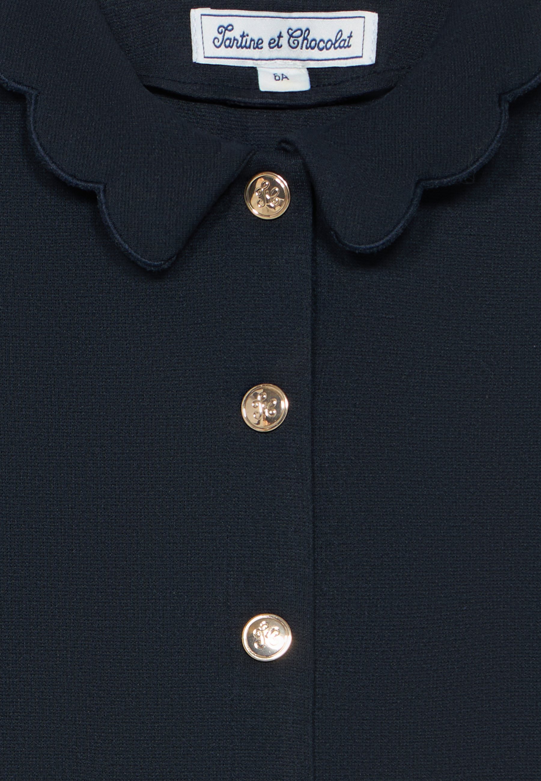Tartine et Chocolat vest - marineblauw