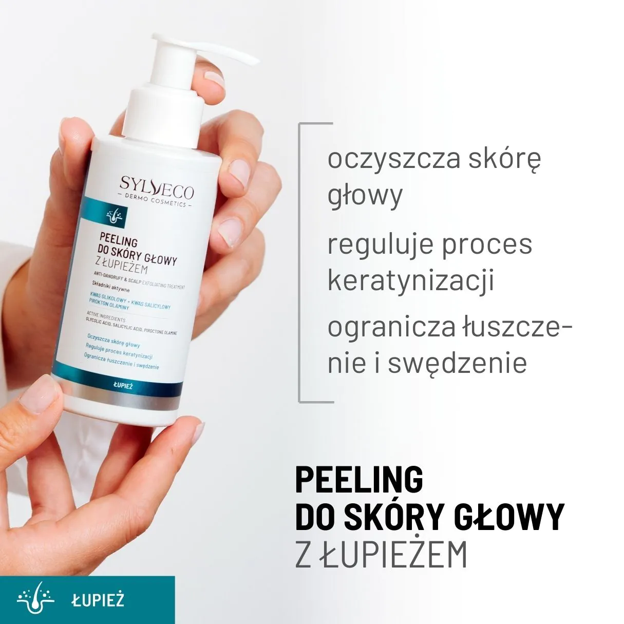 Sylveco Dermo Peeling do skóry głowy z łupieżem
