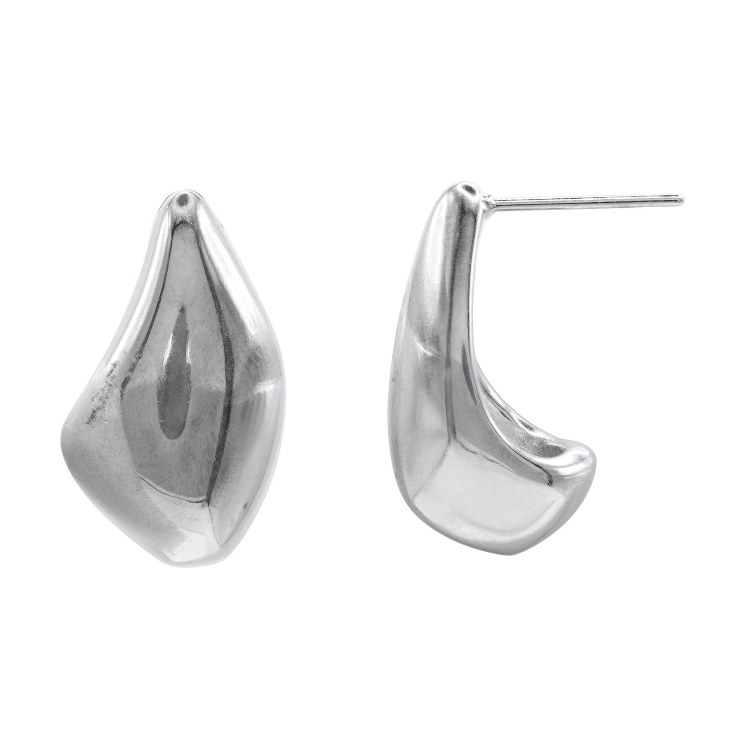 Heideman Boucles d'oreilles Aake couleur argentée polie