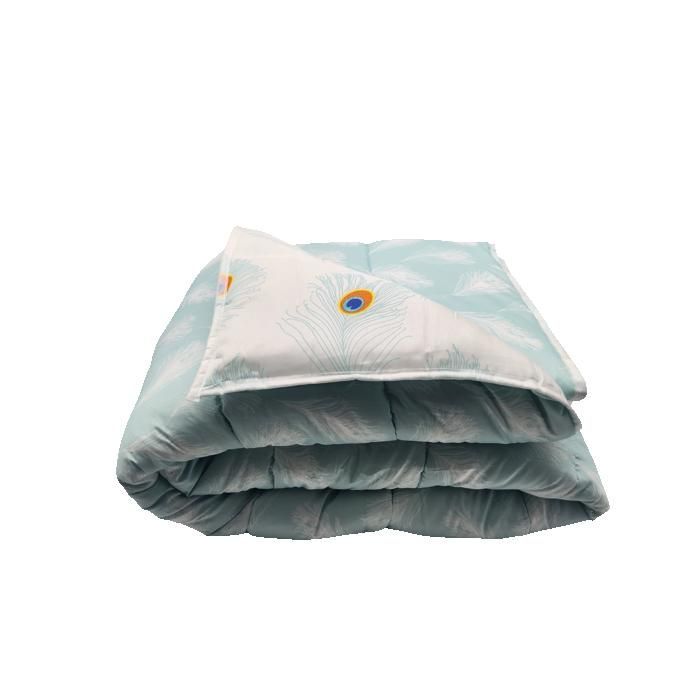 Piumino - MORTREUX - Piume di Pavone - 220 x 240 cm - Leggero, Speciale Estate - Imbottitura in microfibra 200 g/m²