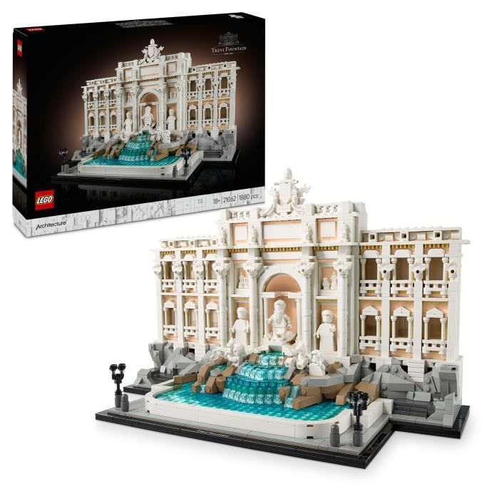 LEGO Architecture 21062 La Fontana di Trevi - Set de construcción para adultos sobre Roma