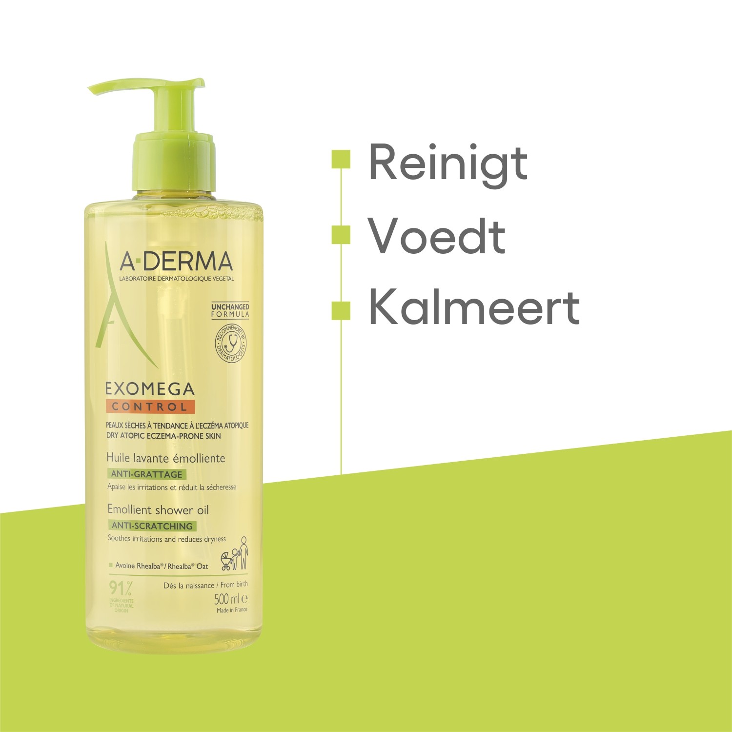 A-DERMA Exomega Control dušo aliejus - 200 ml