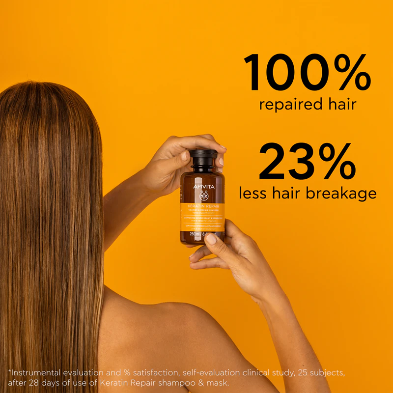 Shampoo Apivita Keratin Repair Nourish Repair