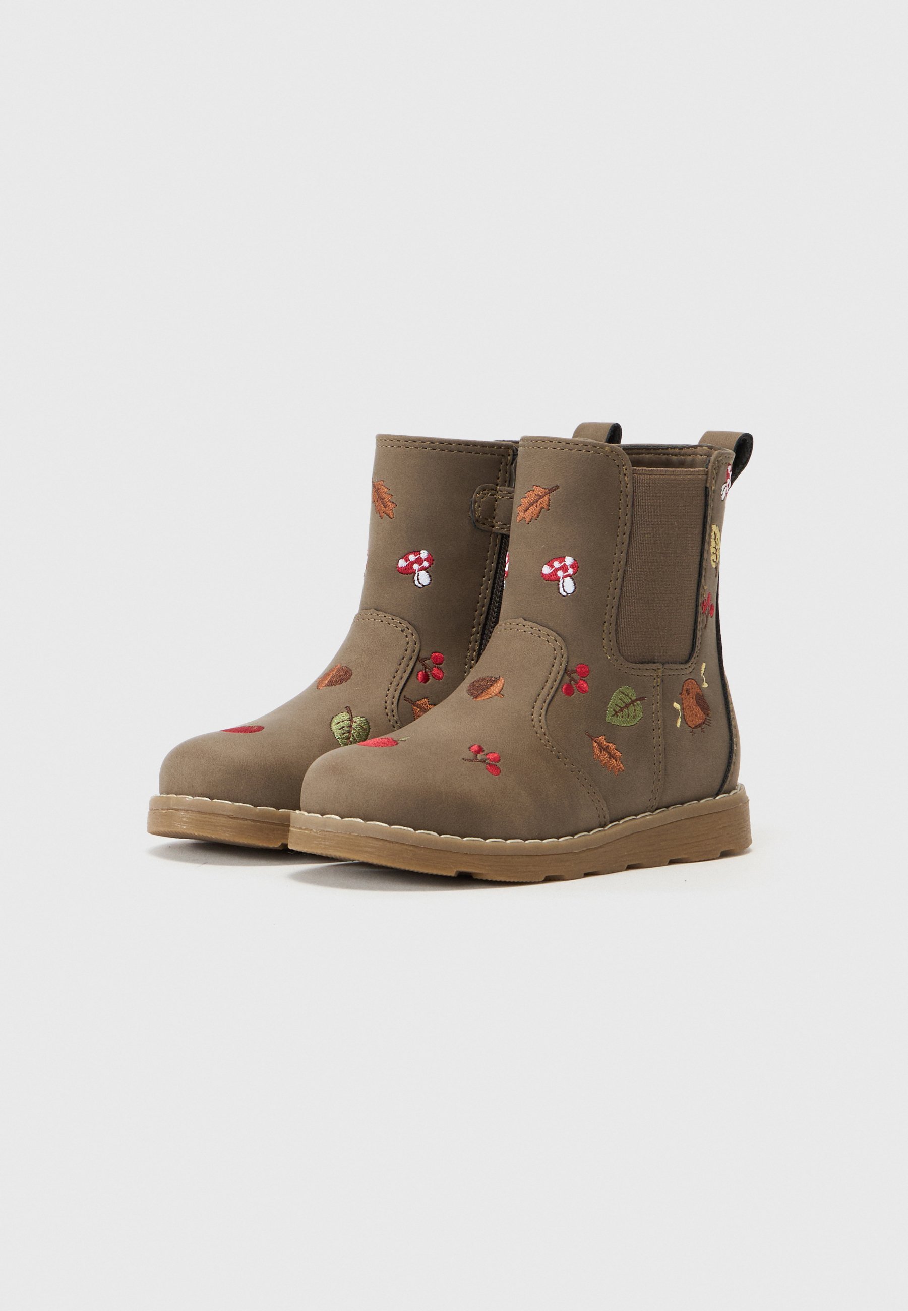 Friboo Classic enkellaarsjes - taupe