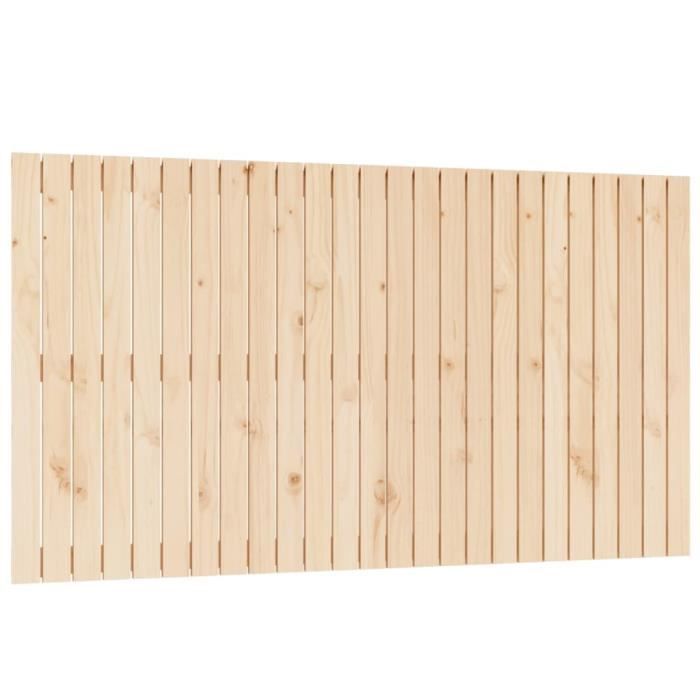 vidaXL Tête de lit murale 159,5x3x90 cm Bois massif de pin 824898