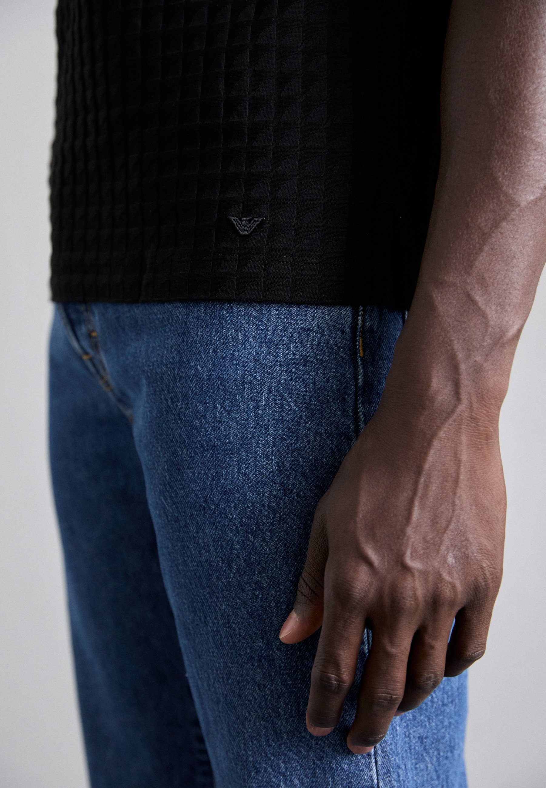 Emporio Armani Polohemd – elegantes Schwarz