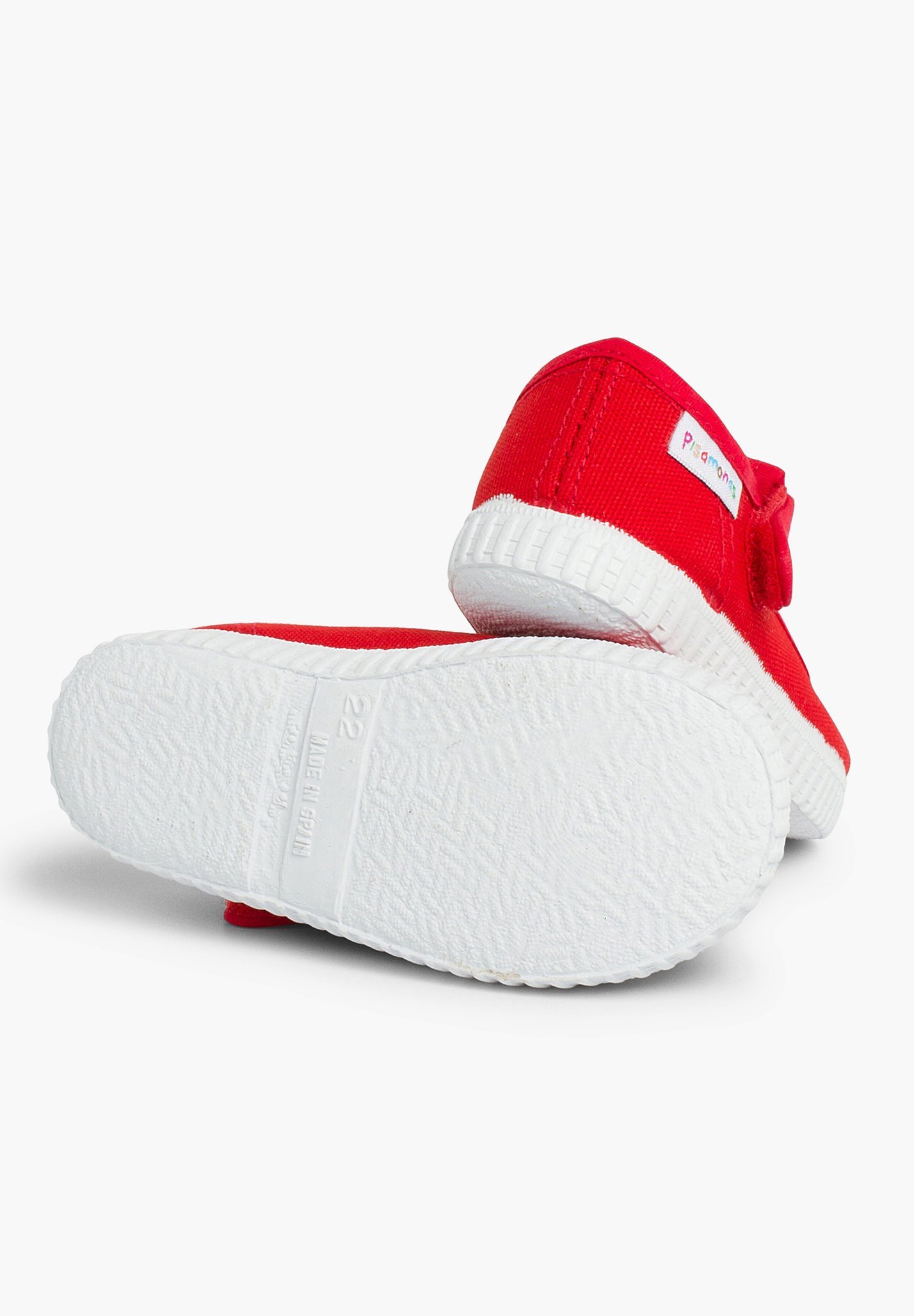 Scarpe Pisamonas con cinturino a sfioramento - rosse