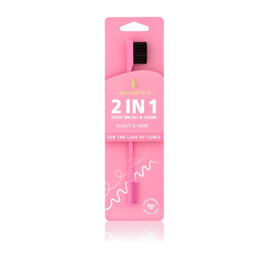 Brosse et peigne Lee Stafford Comb 2 en 1 pour les bords -