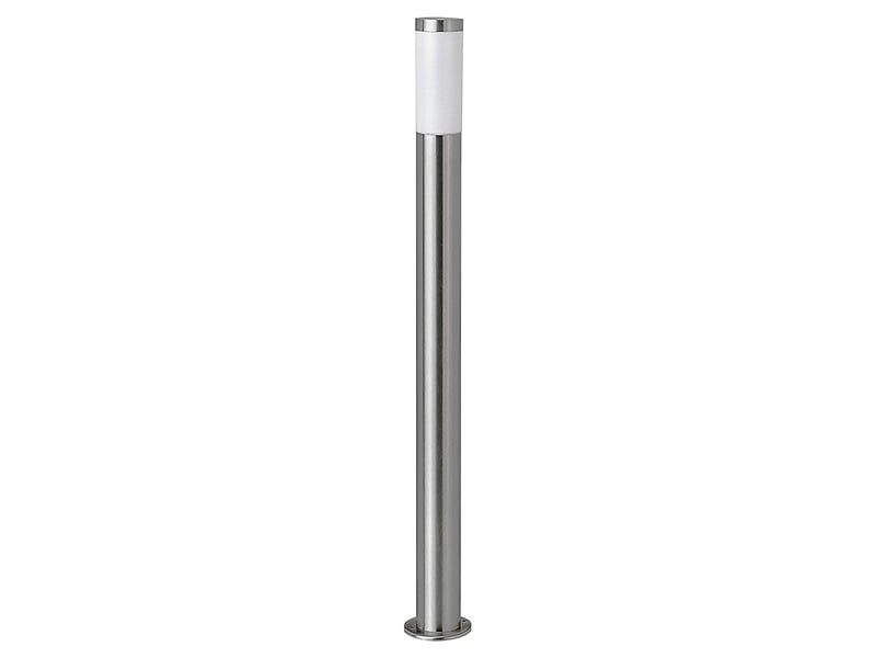 Słupek ogrodowy Livia 100 cm stalowy biało-srebrny