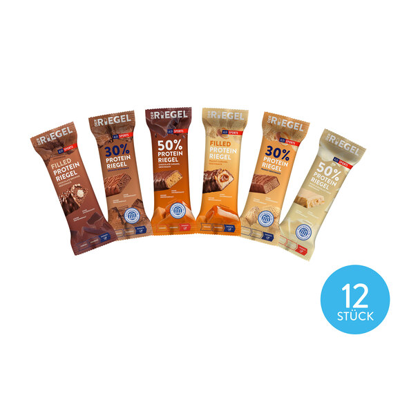 Mix Proteic Riegel, Set de 12 (12 x 45 g = 540 g)