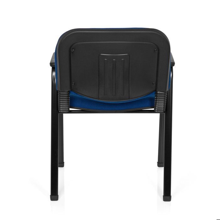 Four-legged chair - hjh OFFICE - XT 650 - Blue - Fabric