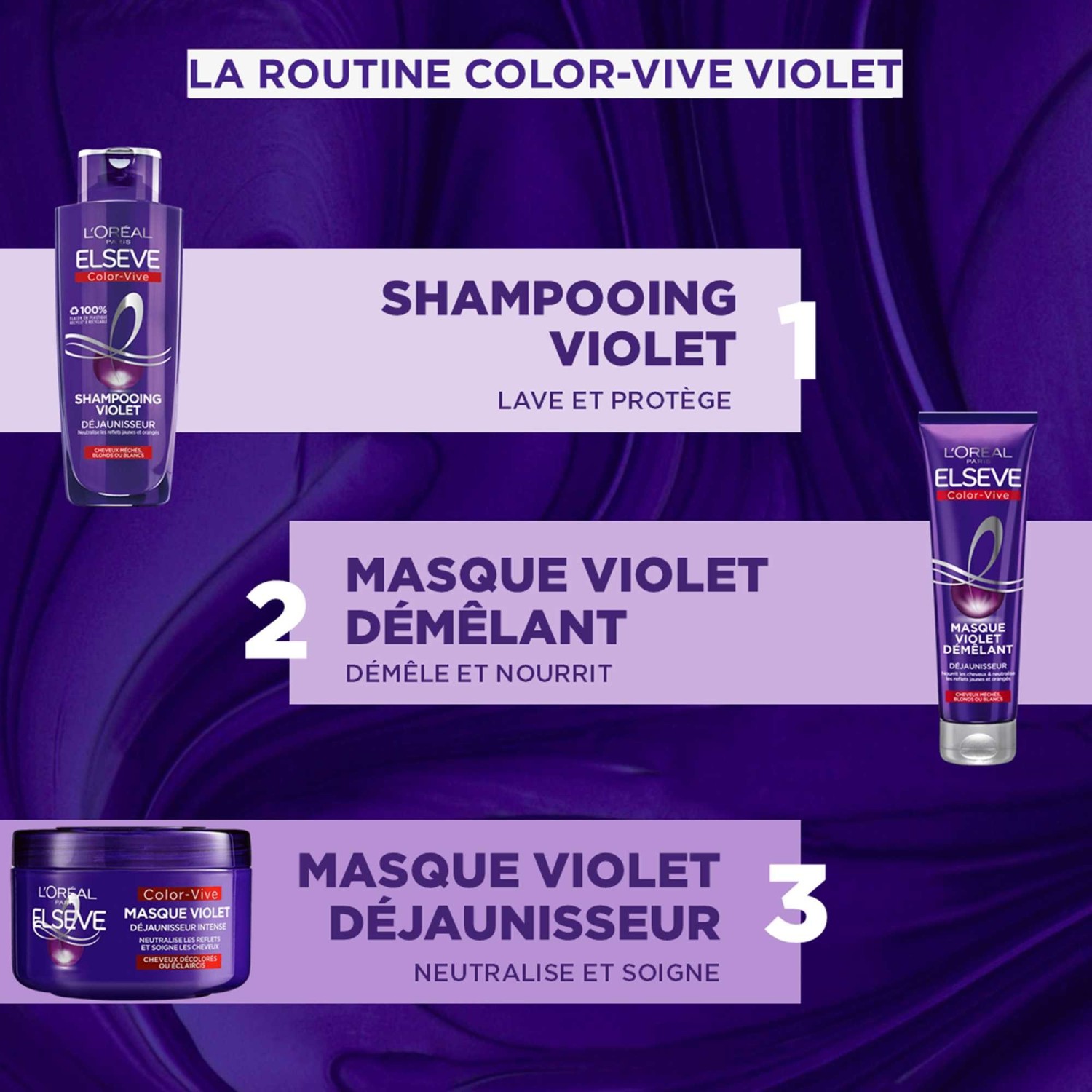 L’Oréal Paris -Vive Masque Violet Déjaunisseur