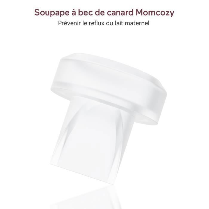 Momcozy Vannes à Bec de Canard et Membrane en Silicone Compatibles Avec Momcozy S9 Pro/S12 Pro, 1 Paquet