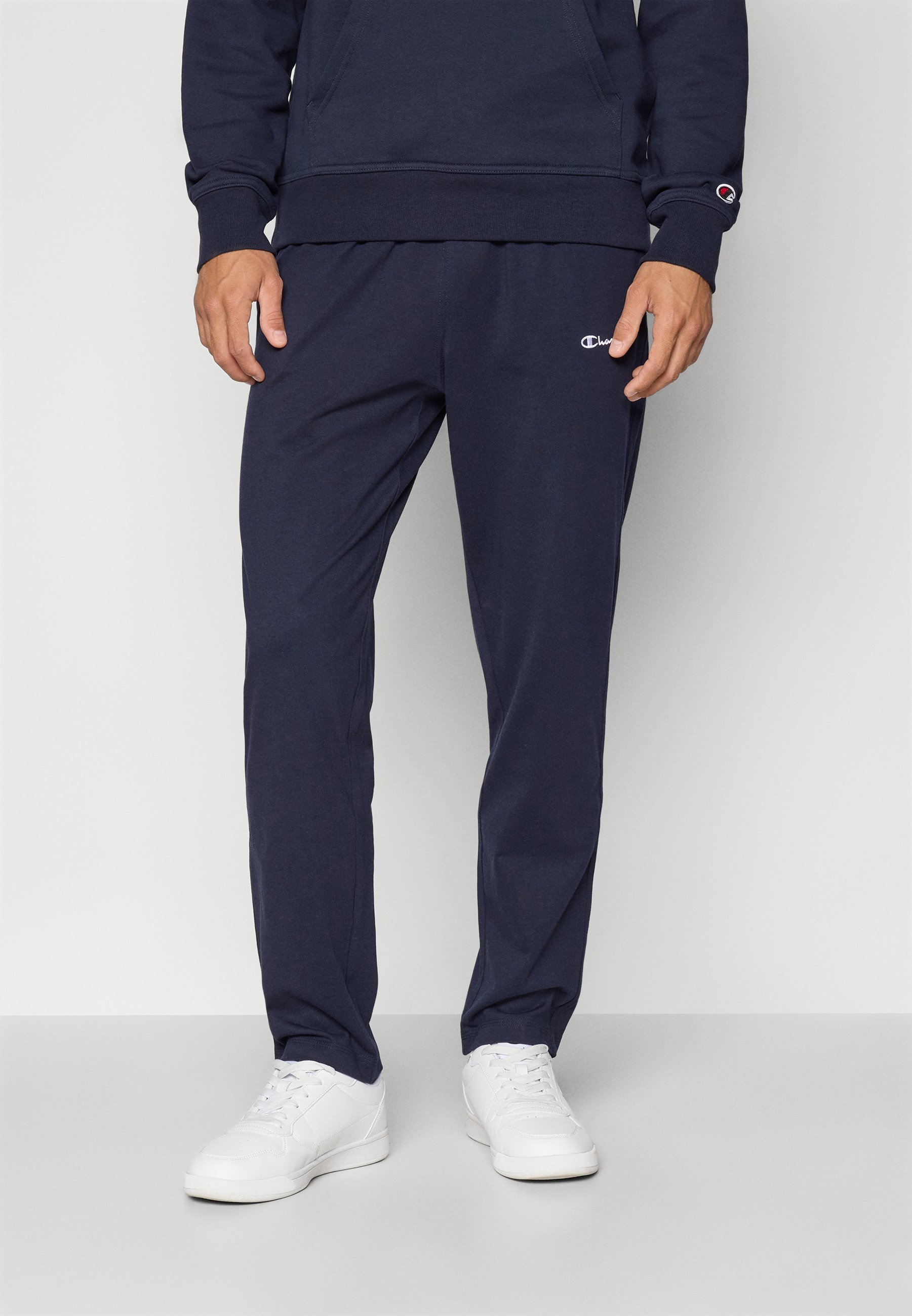Pantalon Champion ICONS à ourlet droit - Bas de survêtement - Bleu marine