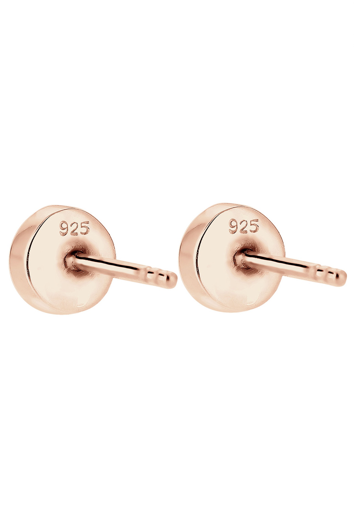 Elli Classique Femme Plaqué Or Rose Argent (925/1000)