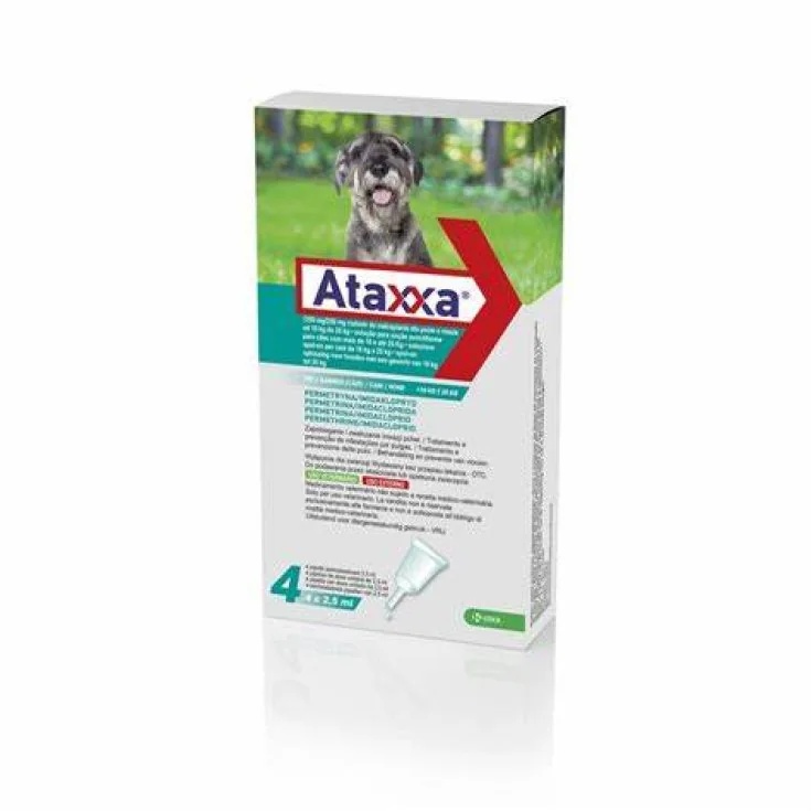 KRKA PHARMACEUTICALS Ataxxa Spoton 2,5 ml 1025 kg Krka 4 pipettes