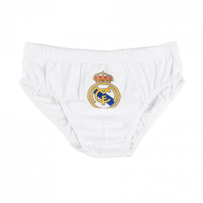 Lot de 3 boxers garçon Real Madrid – sous-vêtements coton doux 116 multicolore