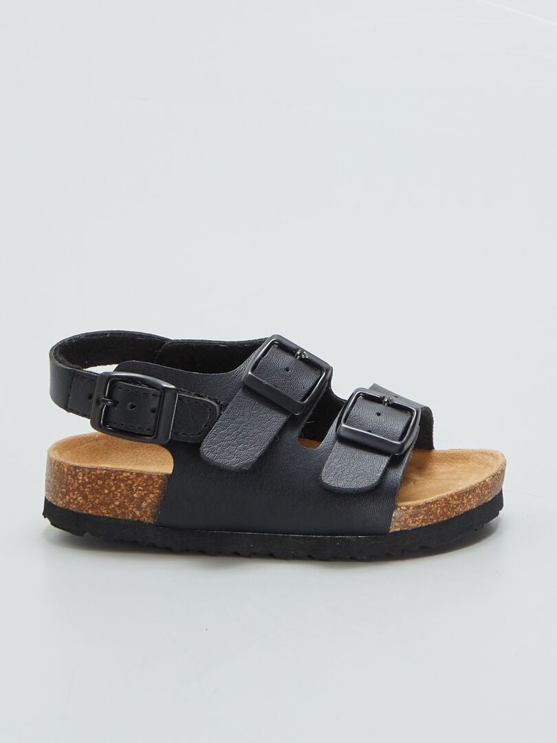 Sandalen met enkelbandje - Zwart