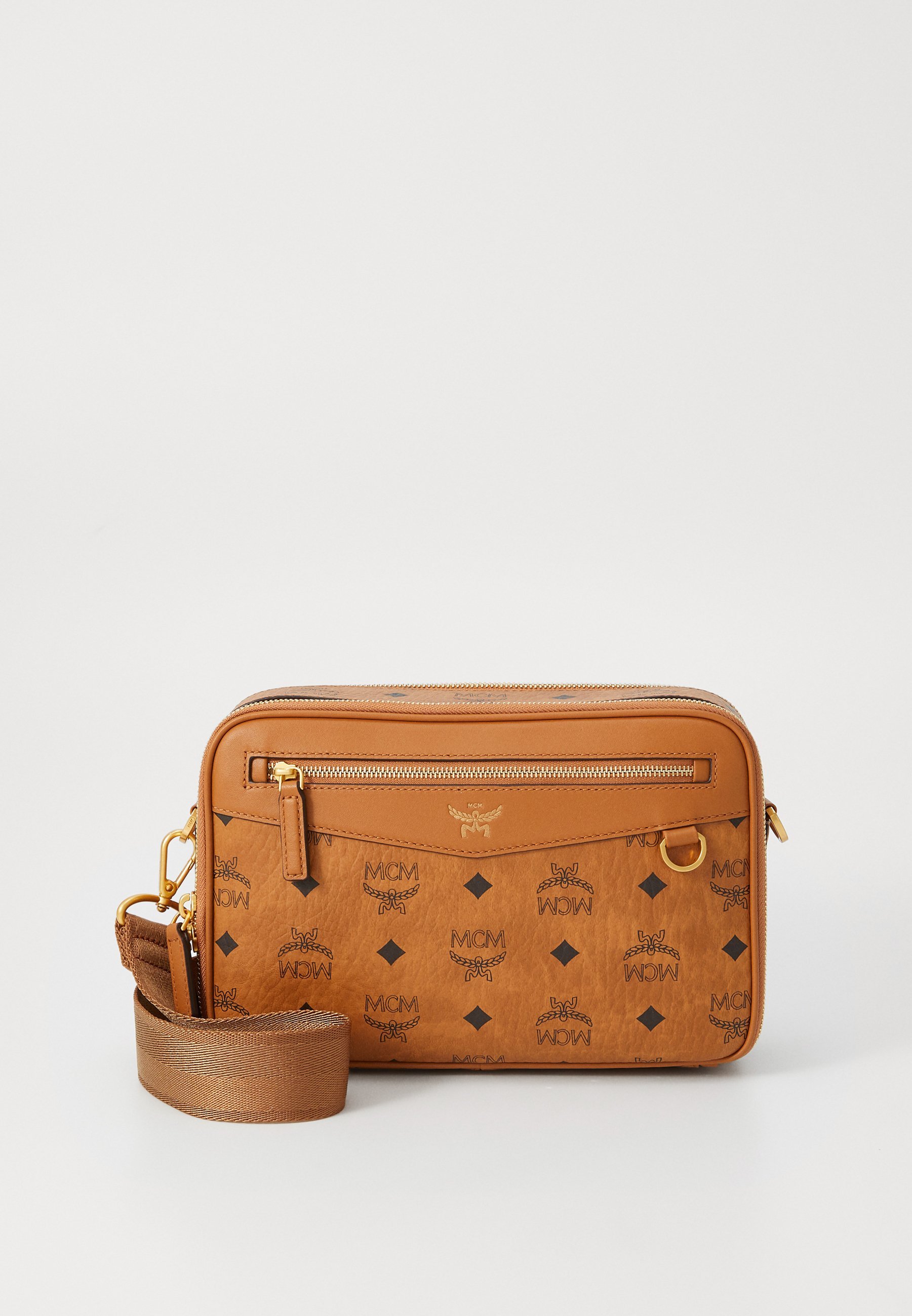 Sac bandoulière unisexe MCM - cognac