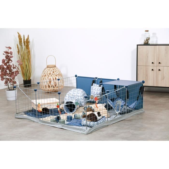 Modulares Gehege – ZOLUX – Neo Park – Kleintierpark – Meerschweinchen – 105 x 105 x 35 mm – 1,10 m²