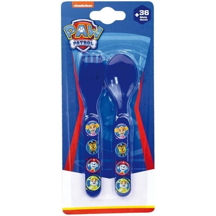 Lot vaisselle - FUN HOUSE - PAT'PATROUILLE  - Verre, 2 Assiettes creuses Ø16 cm, couverts, gourde, gobelet et mug