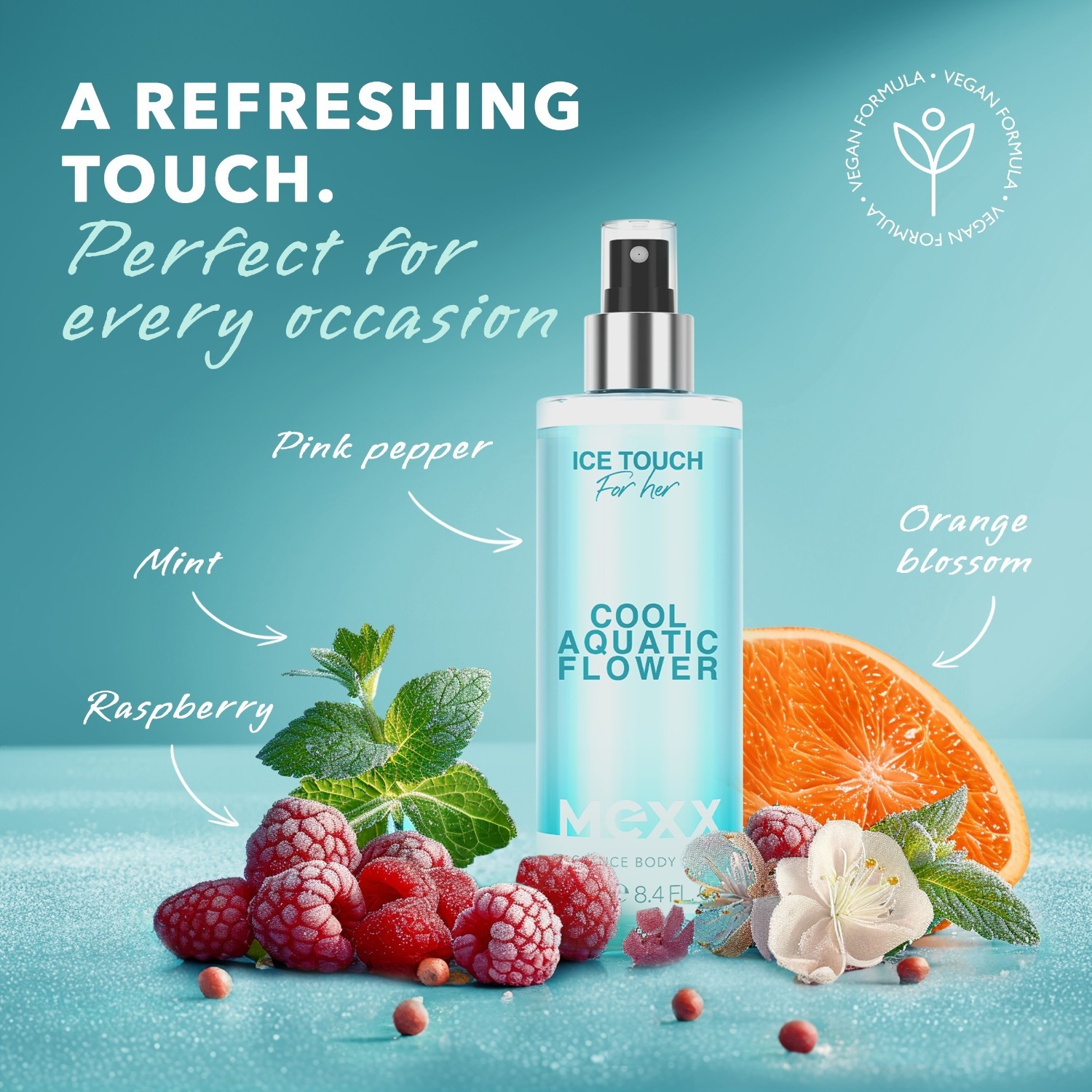 „Mexx Ice Touch“ kūno purškiklis moterims – 250 ml