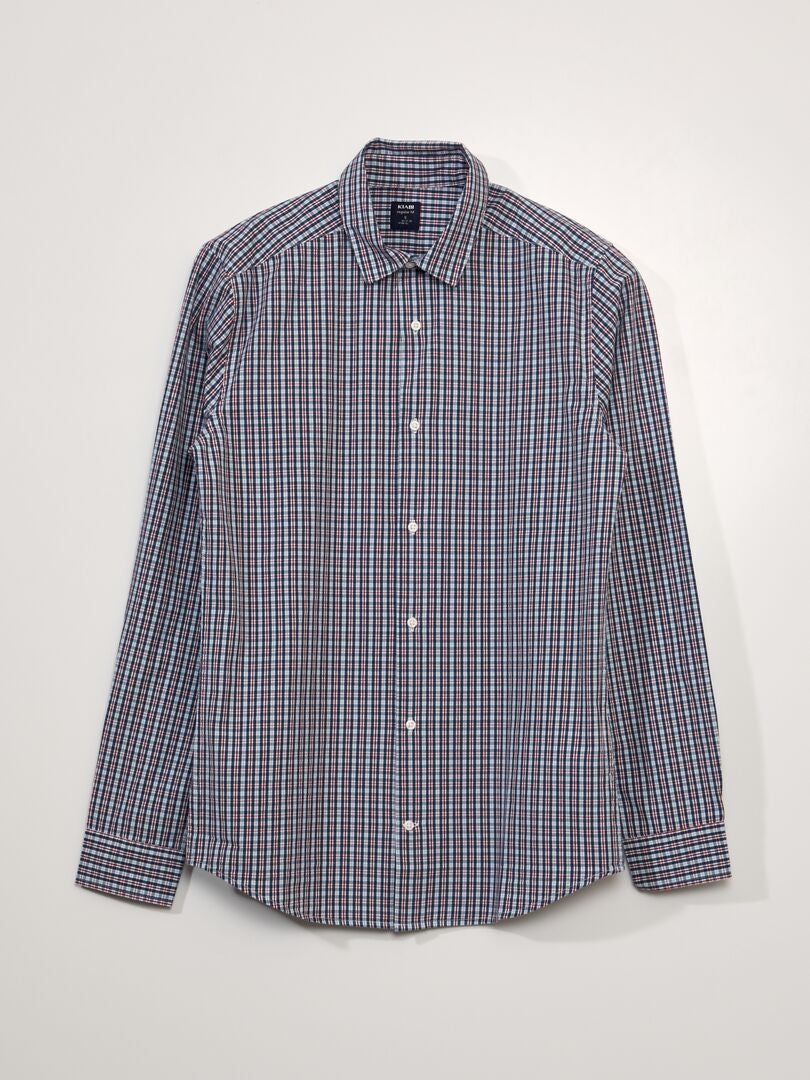 Katoenen shirt - BLAUW