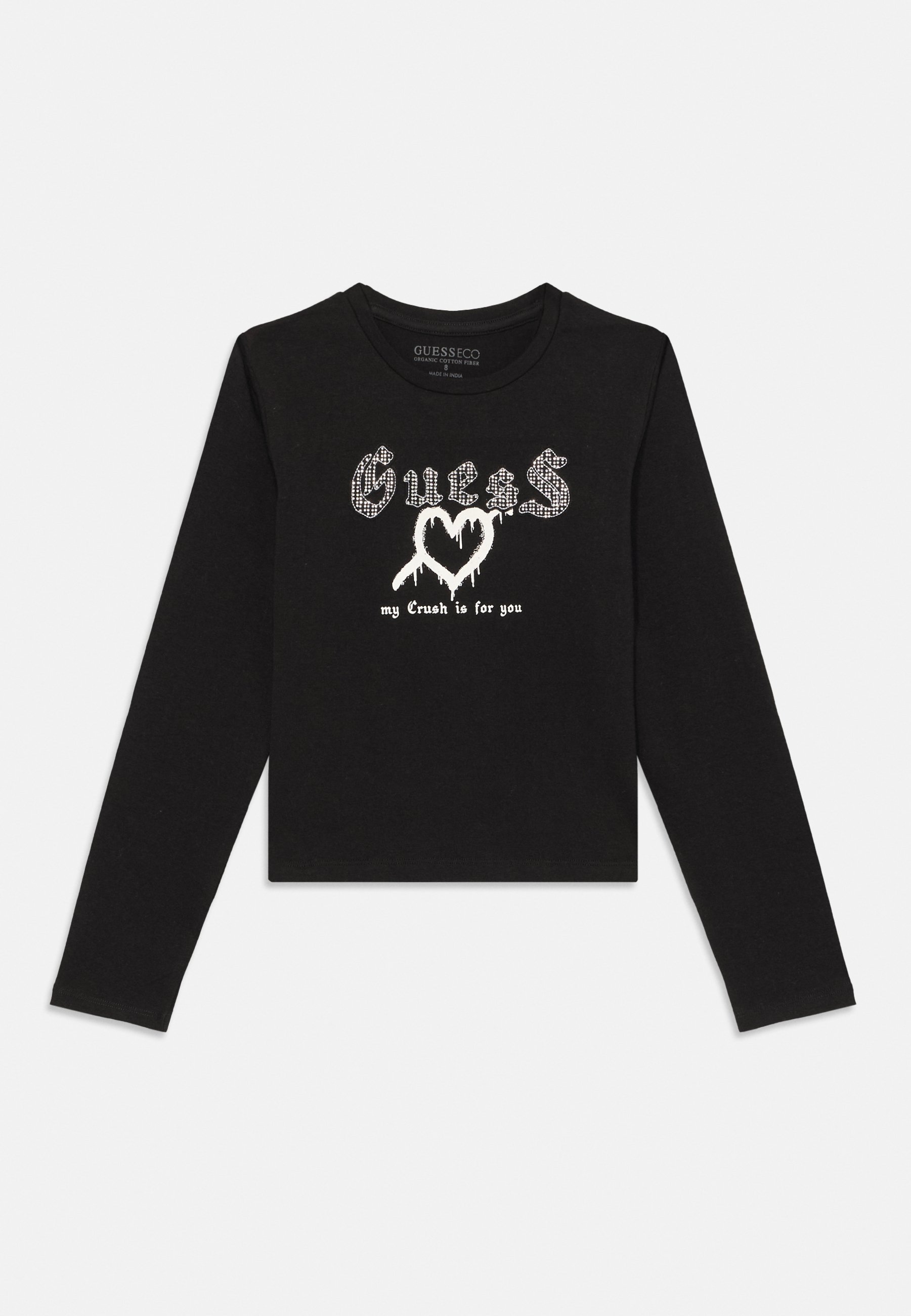 Guess JUNIOR MIDI - Top met lange mouwen - gitzwart