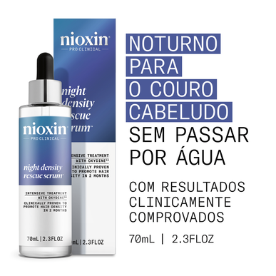 Sérum de nuit Nioxin Professionals pour un cuir chevelu et des cheveux denses et épaississants 70 ml