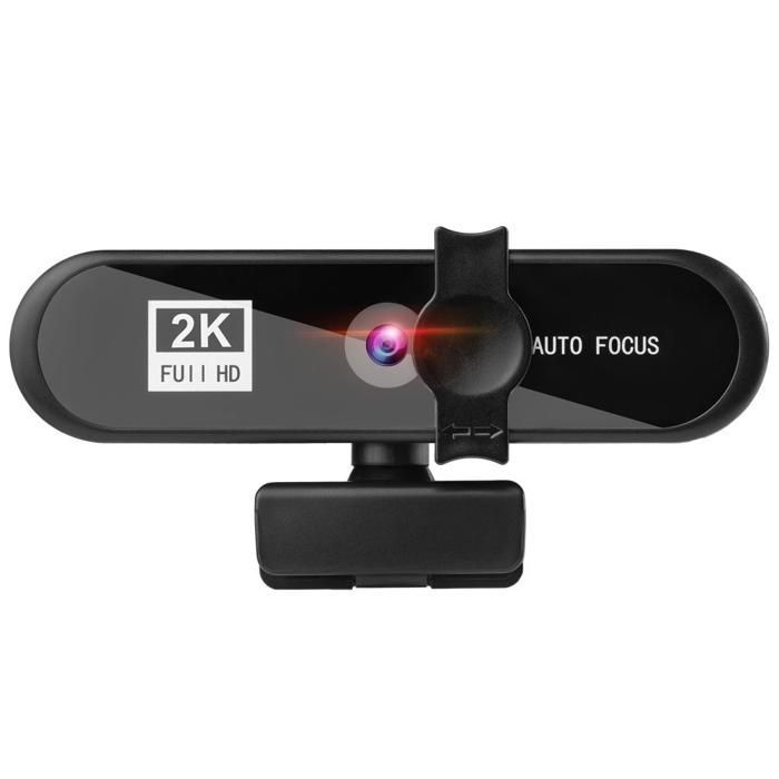 SURENHAP Webcam 4K ad alta definizione per riprese in diretta, con autofocus, alimentazione tramite unità USB, computer, modello 8802-2k, colore nero.