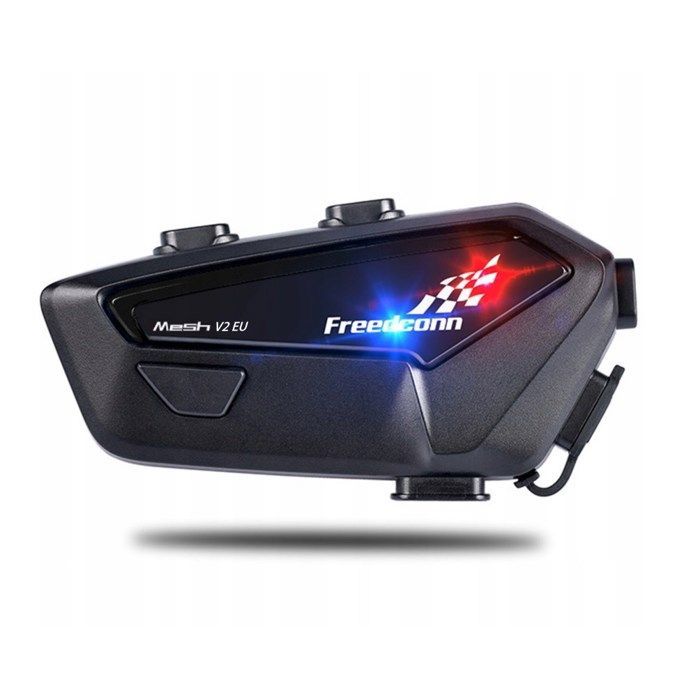 Intercom moto - FREEDCONN - FX Pro V2 EU MESH - Bluetooth 5.0 - Portée 1200 m - Autonomie 12h