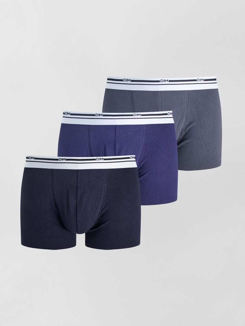 Set van 3 klassieke 'DIM' boxershorts in beige