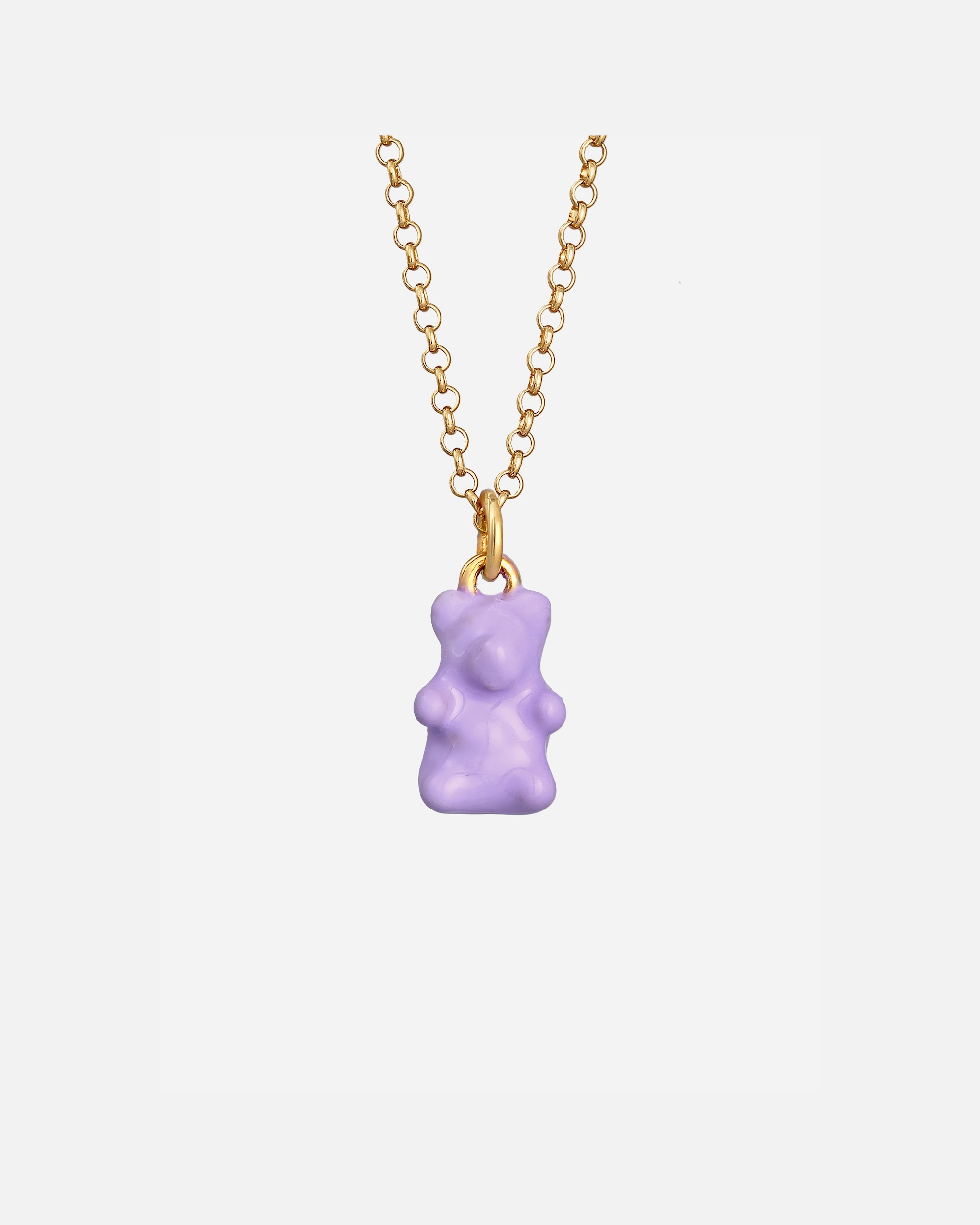 Elli Femmes Pendentif Ours Tendance avec émail en argent sterling 925 plaqué or