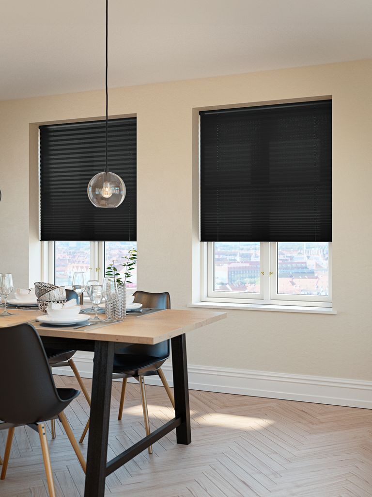 HOVDEN Plise rolete HOVDEN 80x160cm crne bežične