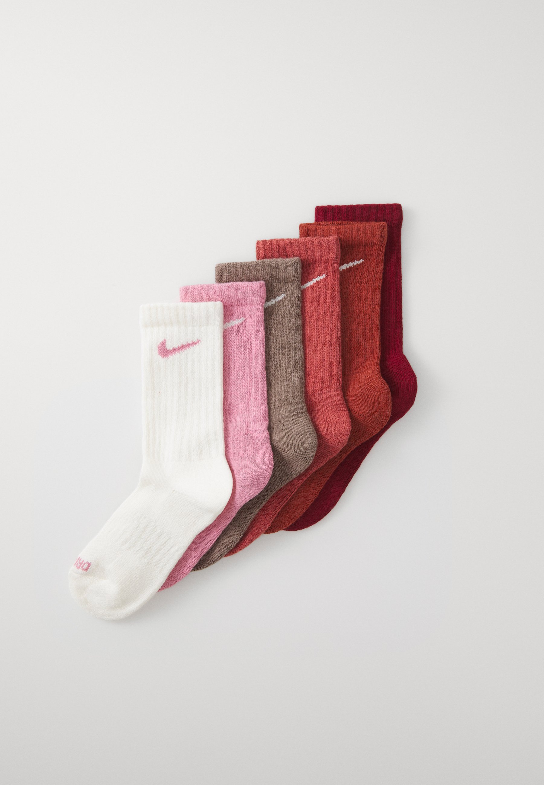 Nike Sportswear BASIC CREW UNISEX 6-PACK - Sokken - elemental pink