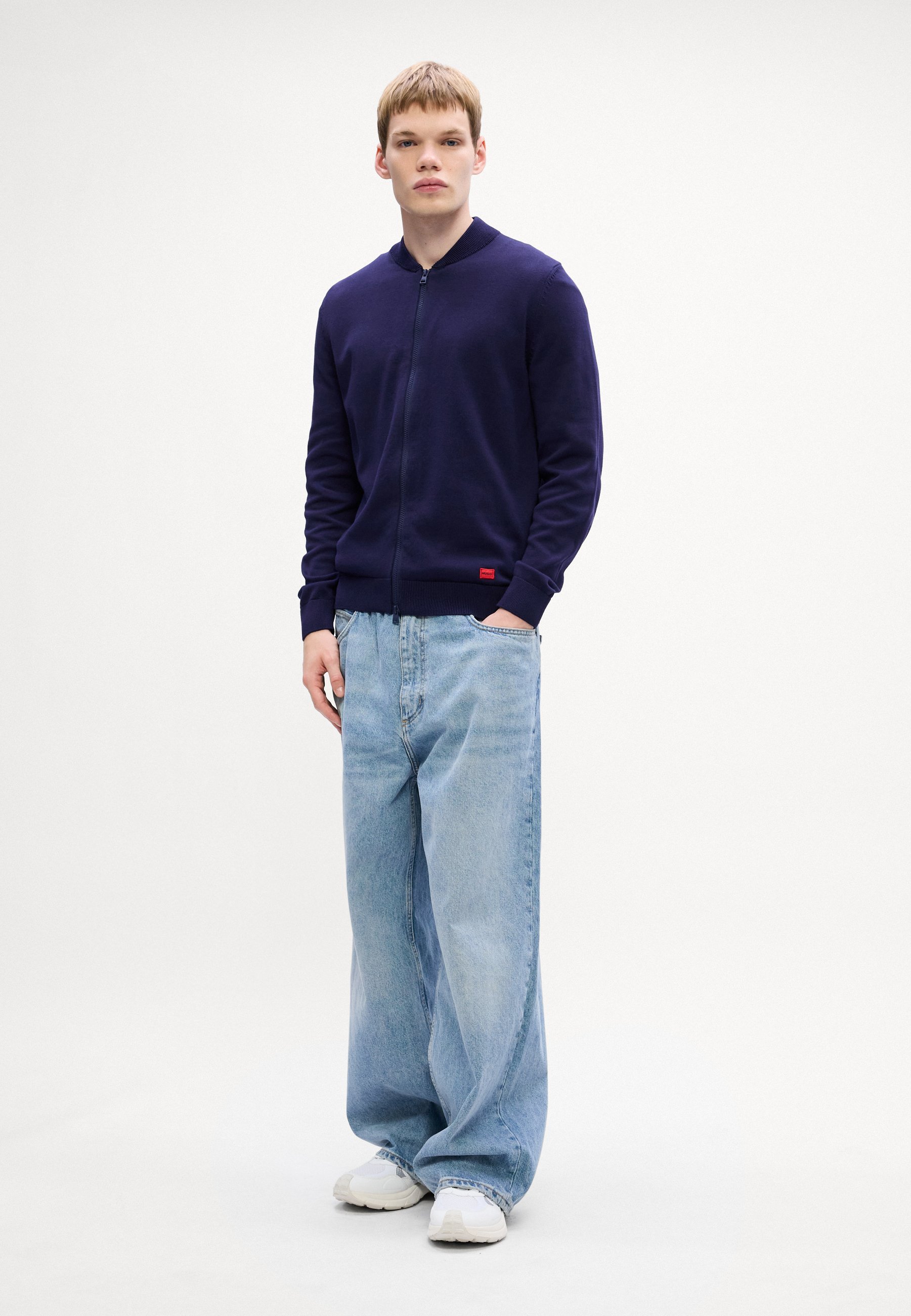 HUGO SAN JAQUE - Vest - navy