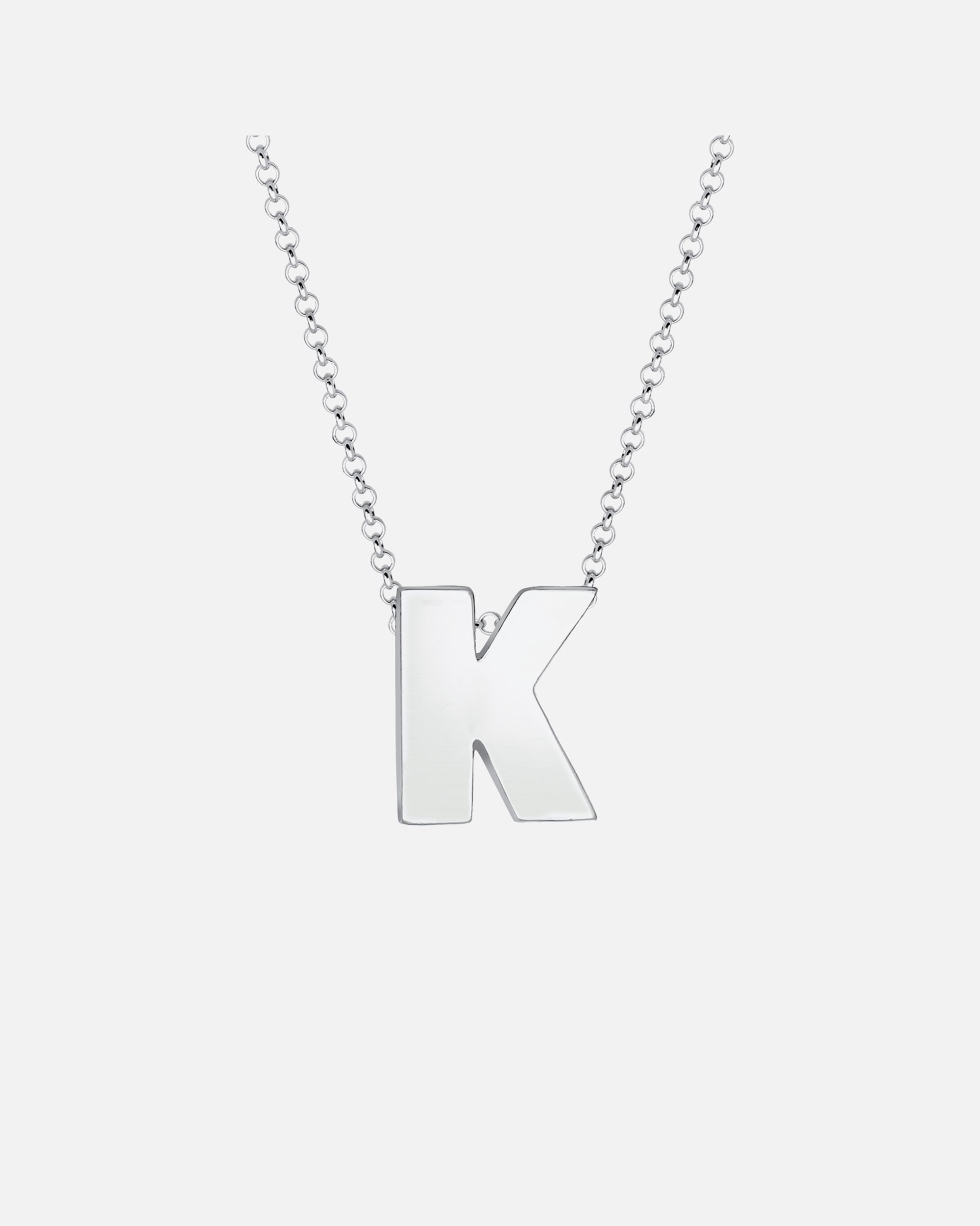 Elli Femme Pendentif Lettre K Initiale - (925/1000) Argent