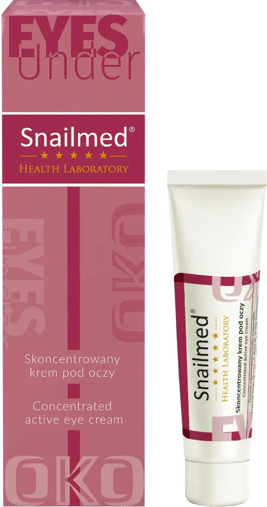 Snailmed Przeciwzmarszczkowy krem pod oczy z ceramidami i stoechiolem, 15 ml