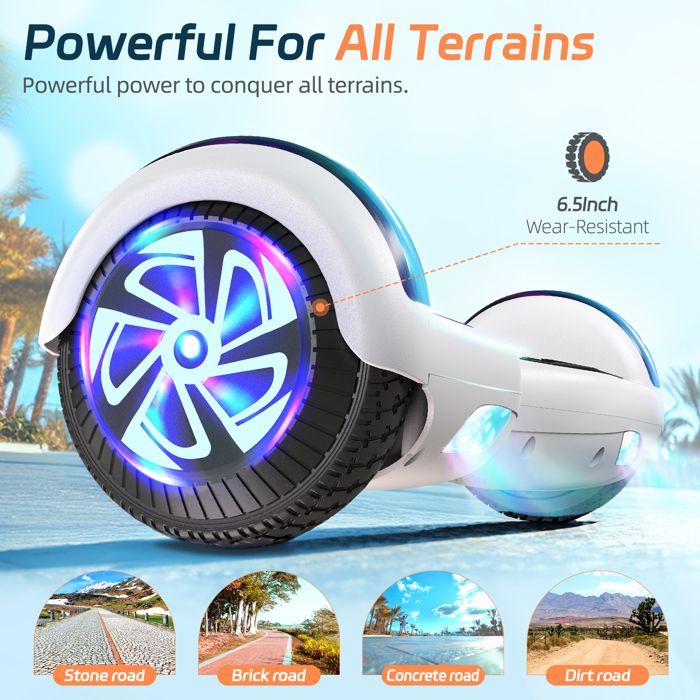 Hoverboard Bluetooth da 6,5